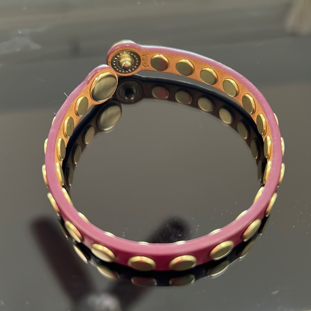 Coach Leather Bracelet